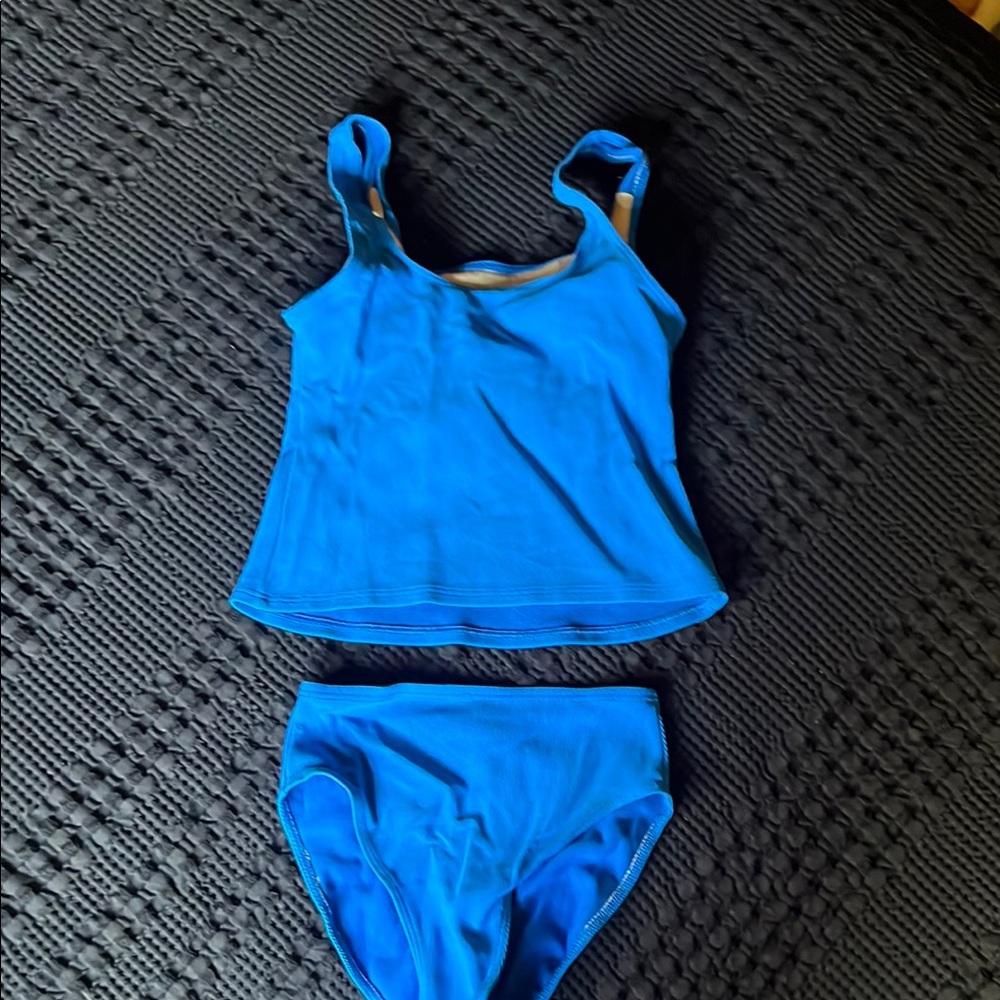 Blue Tankini Swim Set